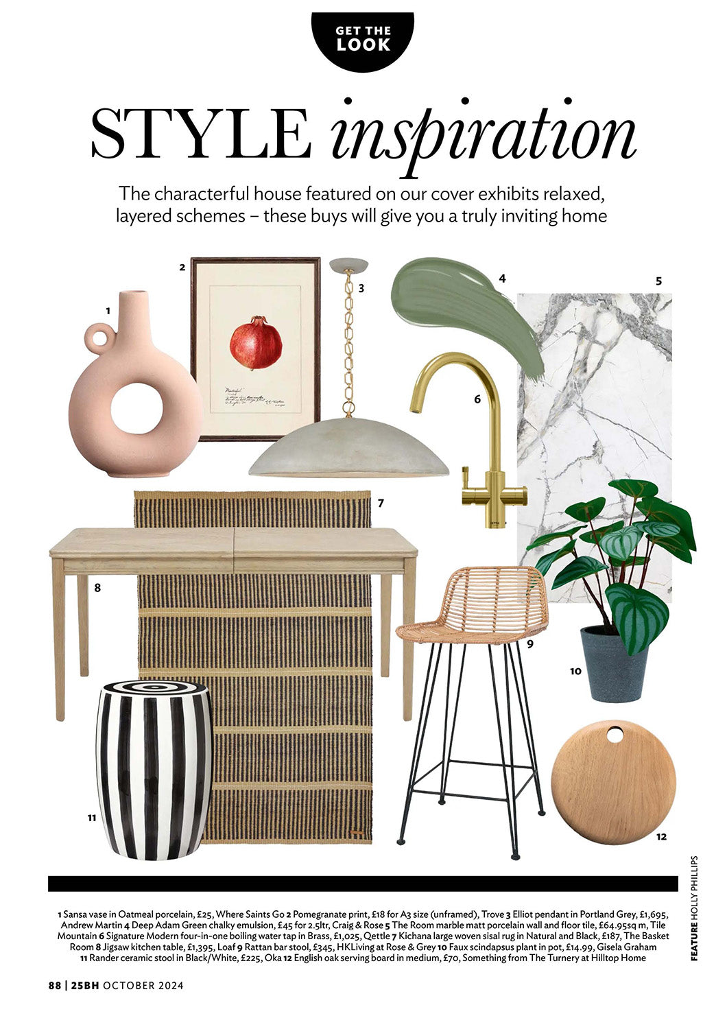 25 Beautiful Homes product feature - October 2024.