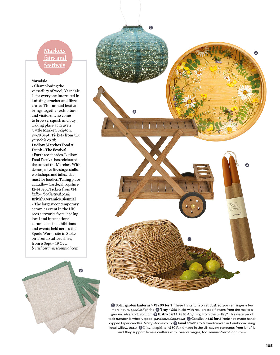 The Simple Things magazine product feature - September 2025.