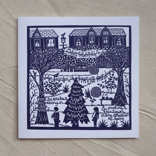 Winter Garden Greeting Card