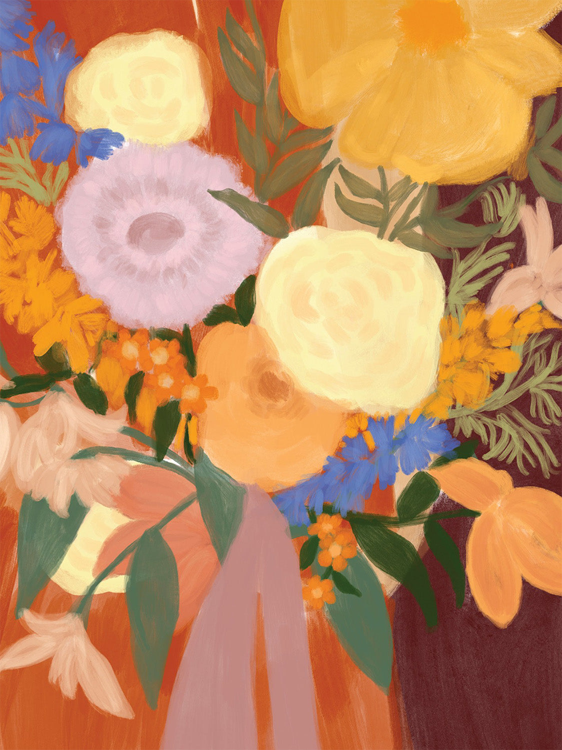 'Autumn Bouquet' Art Print | Various Sizes