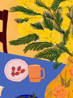 'Breakfast In Italy' Art Print | Various Sizes