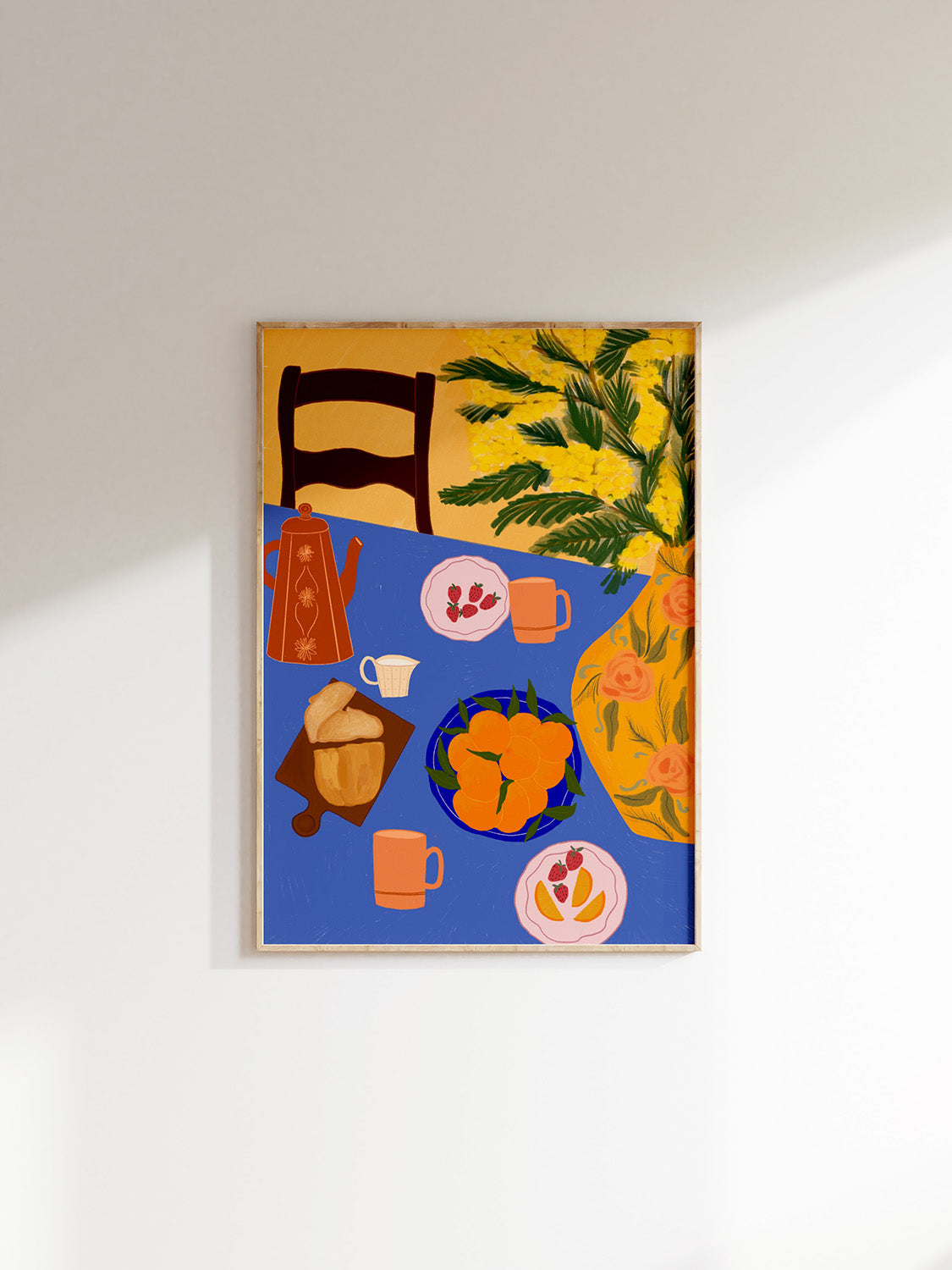 'Breakfast In Italy' Art Print | Various Sizes