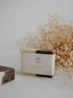 Cinnamon & Shea Butter handmade soap - lifestyle.