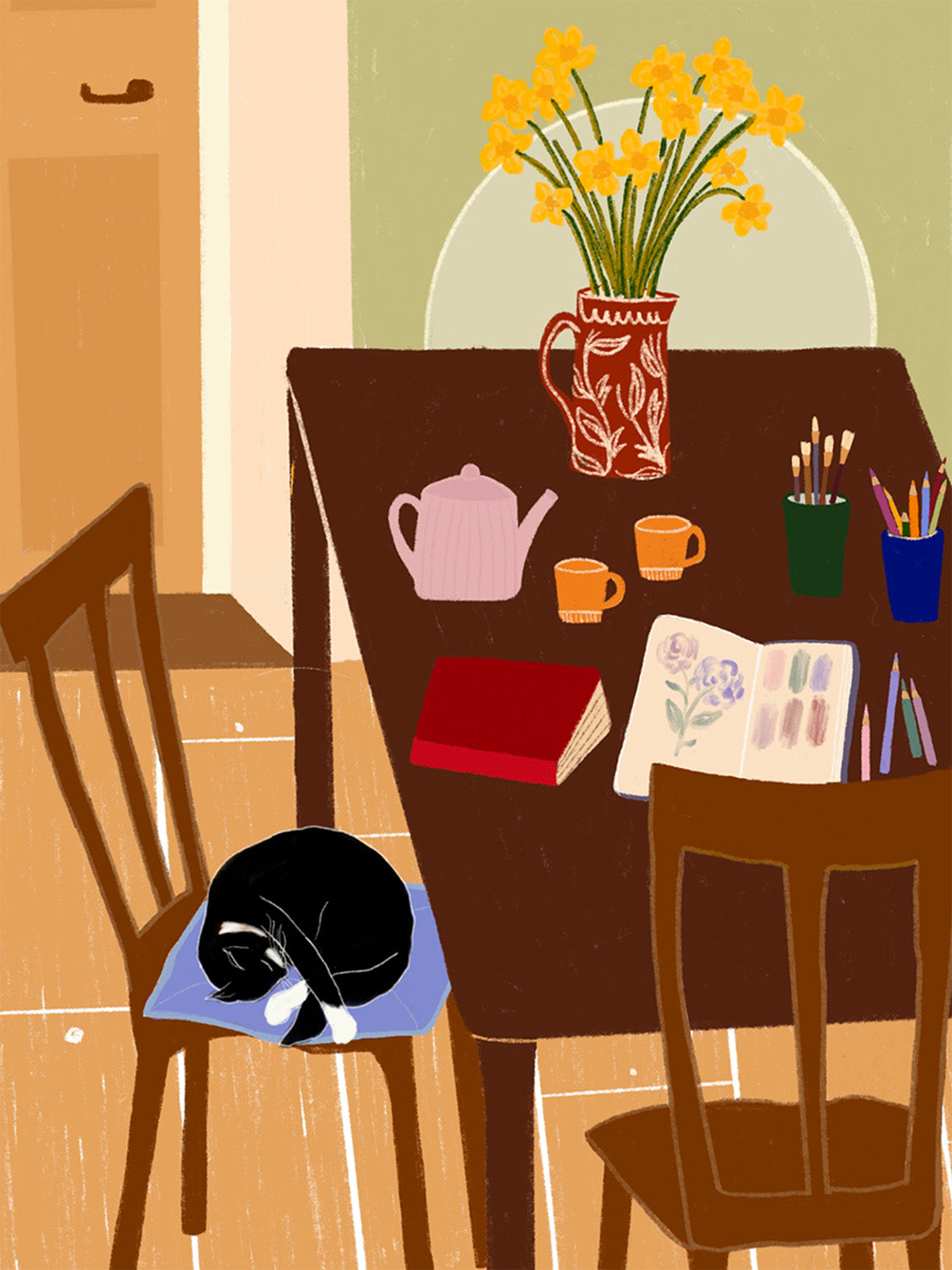 'Cosy Cottage' Art Print | Various Sizes