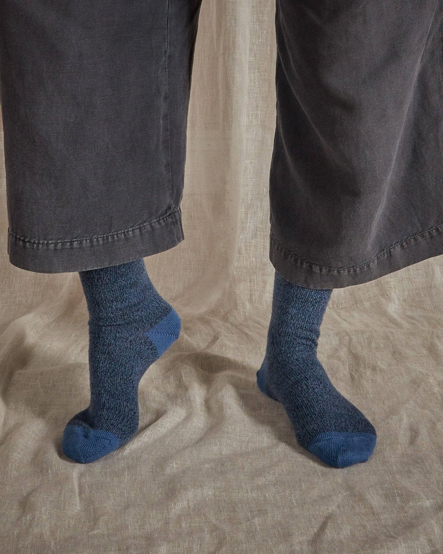 Fine Merino Wool Socks | Blue