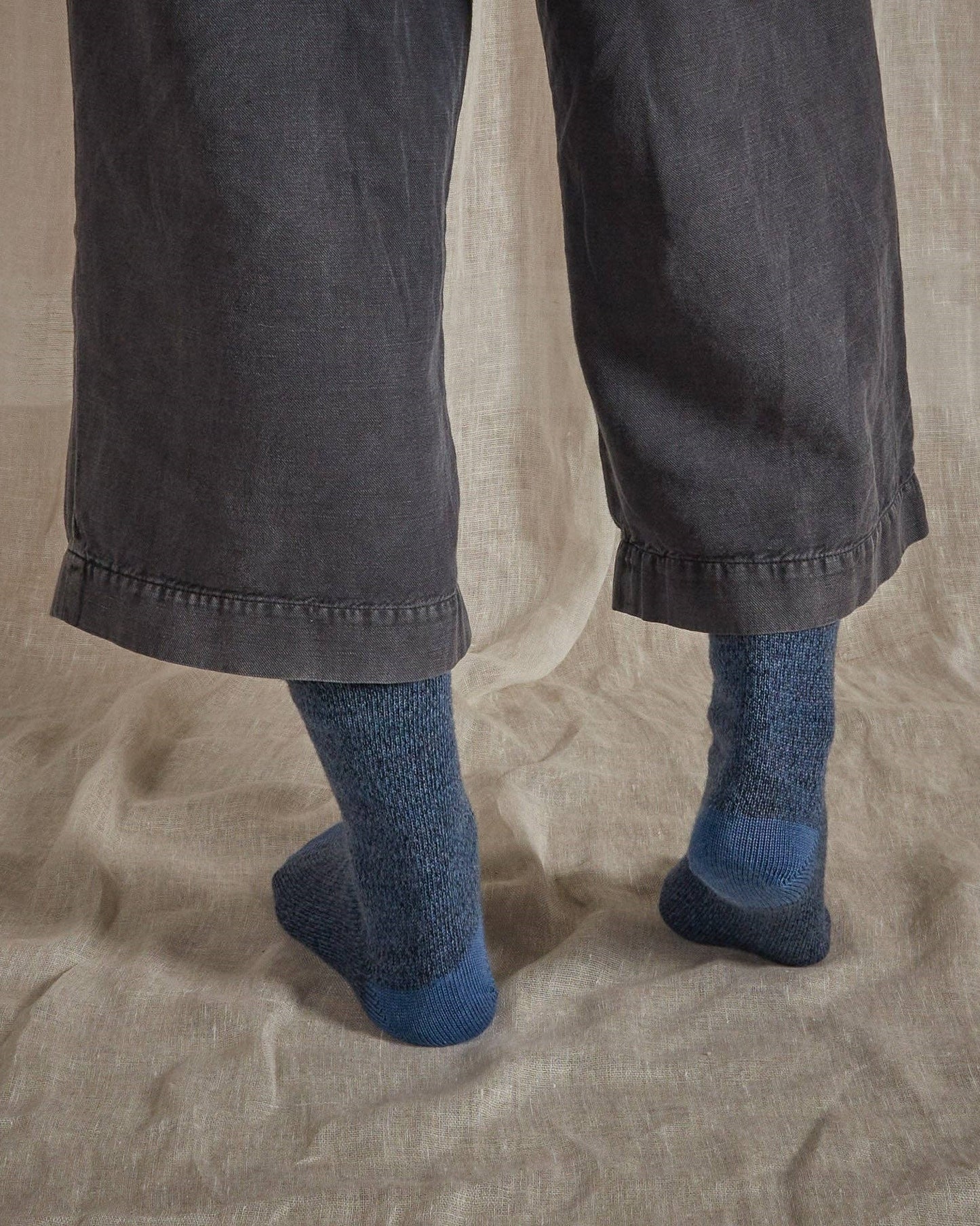 Fine Merino Wool Socks | Blue