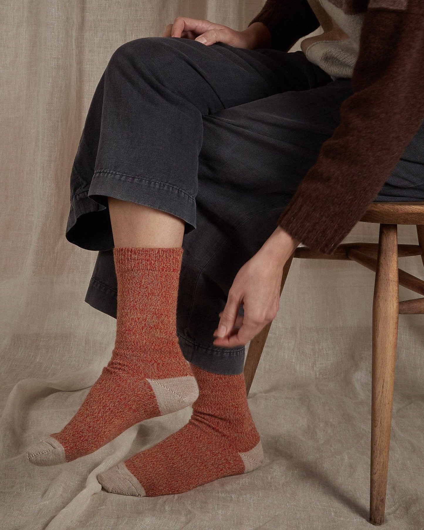 Fine Merino Wool Socks | Fire