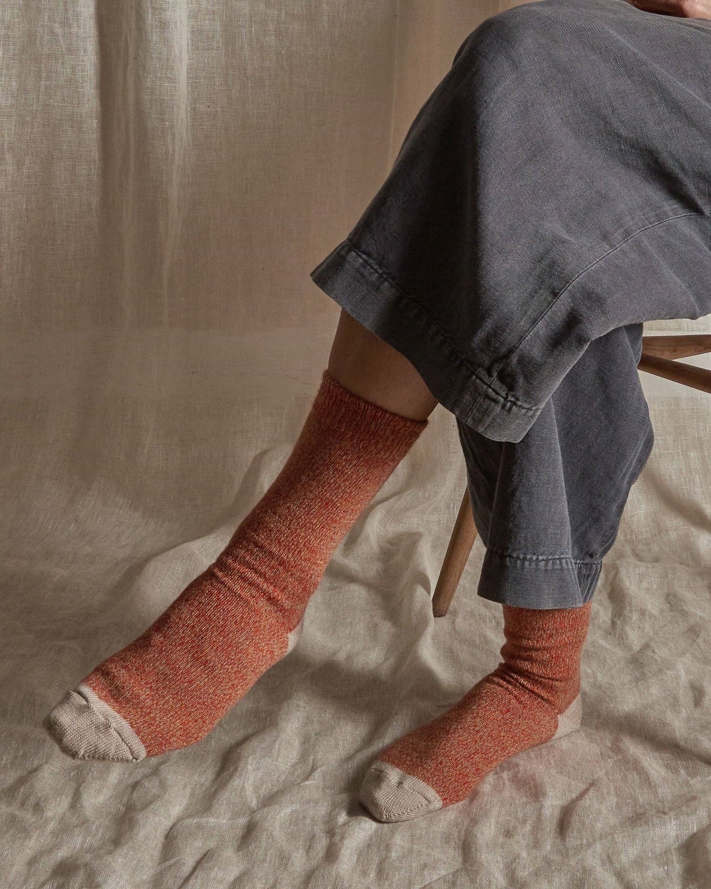 Fine Merino Wool Socks | Fire