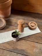 Beech Paper Pot Press