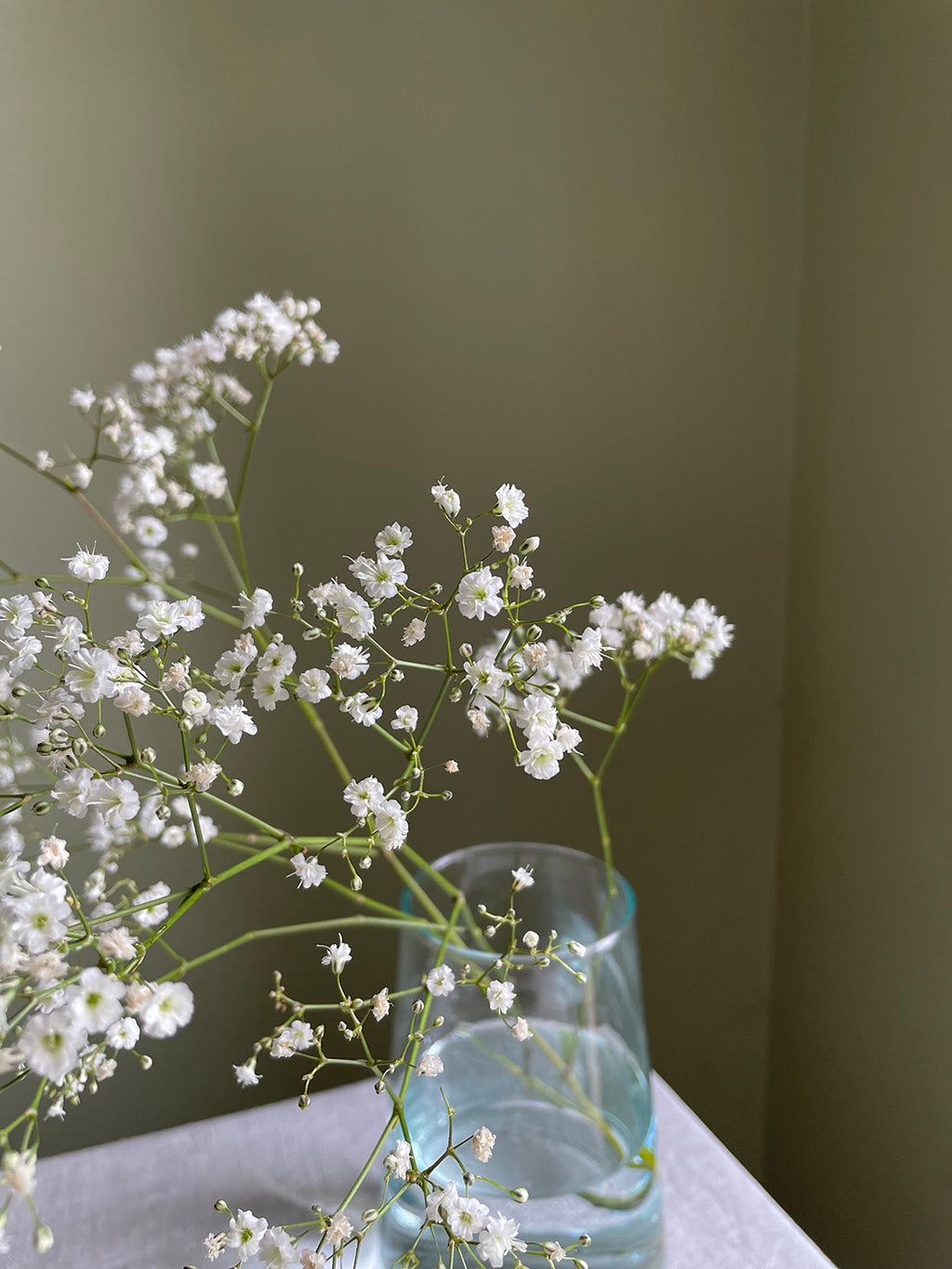 Handmade Recycled Glass Tapered Vase | 18cm