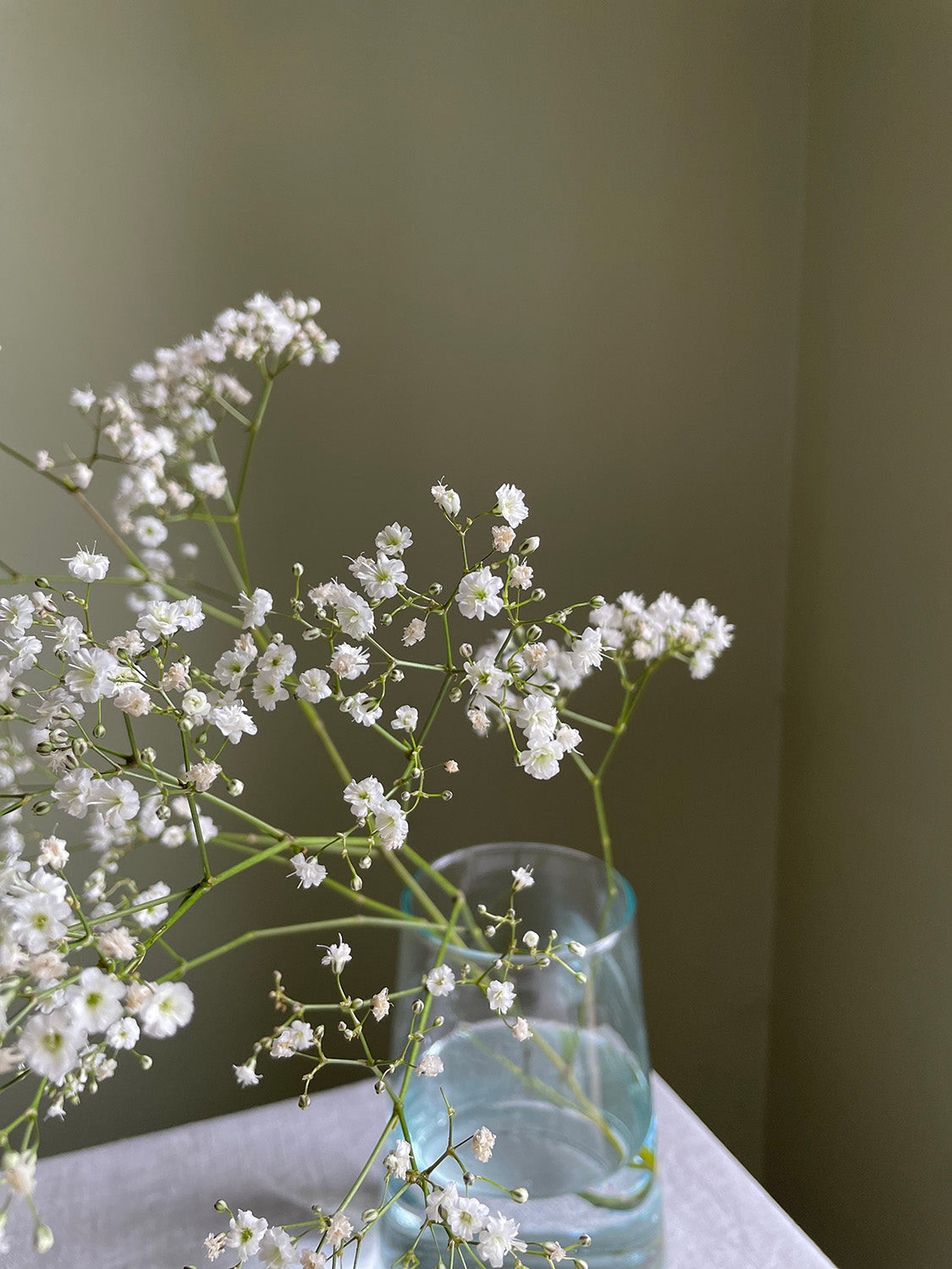 Handmade Recycled Glass Tapered Vase | 18cm