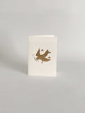Gold Embossed Dove in the Stars Keepsake Card | A6