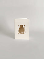 Gold Embossed Owl & Stars Keepsake Card | A6