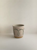 Handmade Ceramic Patterned Beaker | 175ml