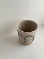 Handmade Ceramic Patterned Beaker | 175ml