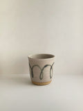 Handmade Ceramic Patterned Beaker | 175ml