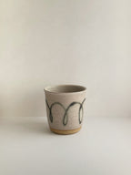 Handmade Ceramic Patterned Beaker | 175ml
