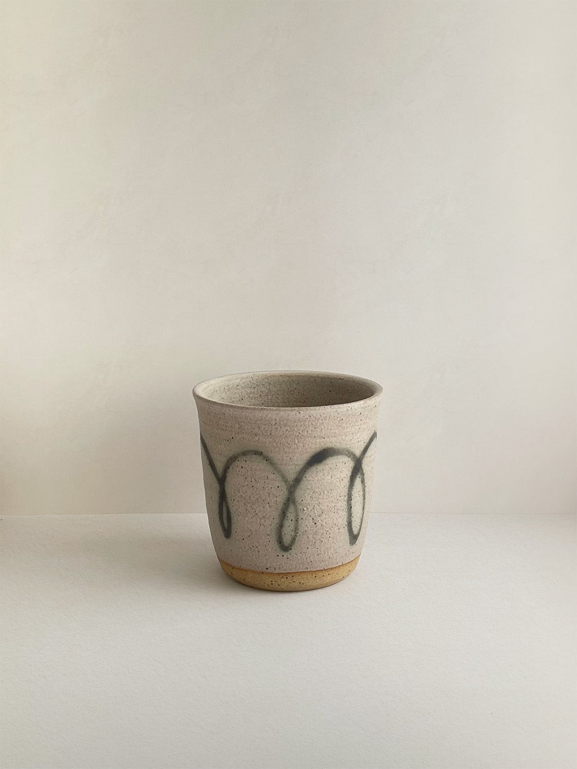 Handmade Ceramic Patterned Beaker | 175ml