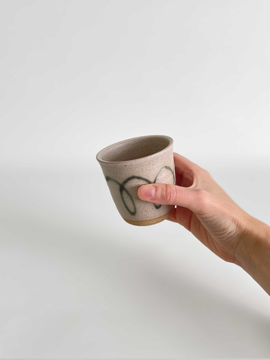 Handmade Ceramic Patterned Beaker | 175ml