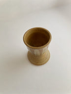 Handmade Ceramic Striped Egg Cup | 7cm