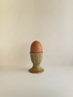 Handmade Ceramic Striped Egg Cup | 7cm