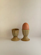 Handmade Ceramic Striped Egg Cup | 7cm