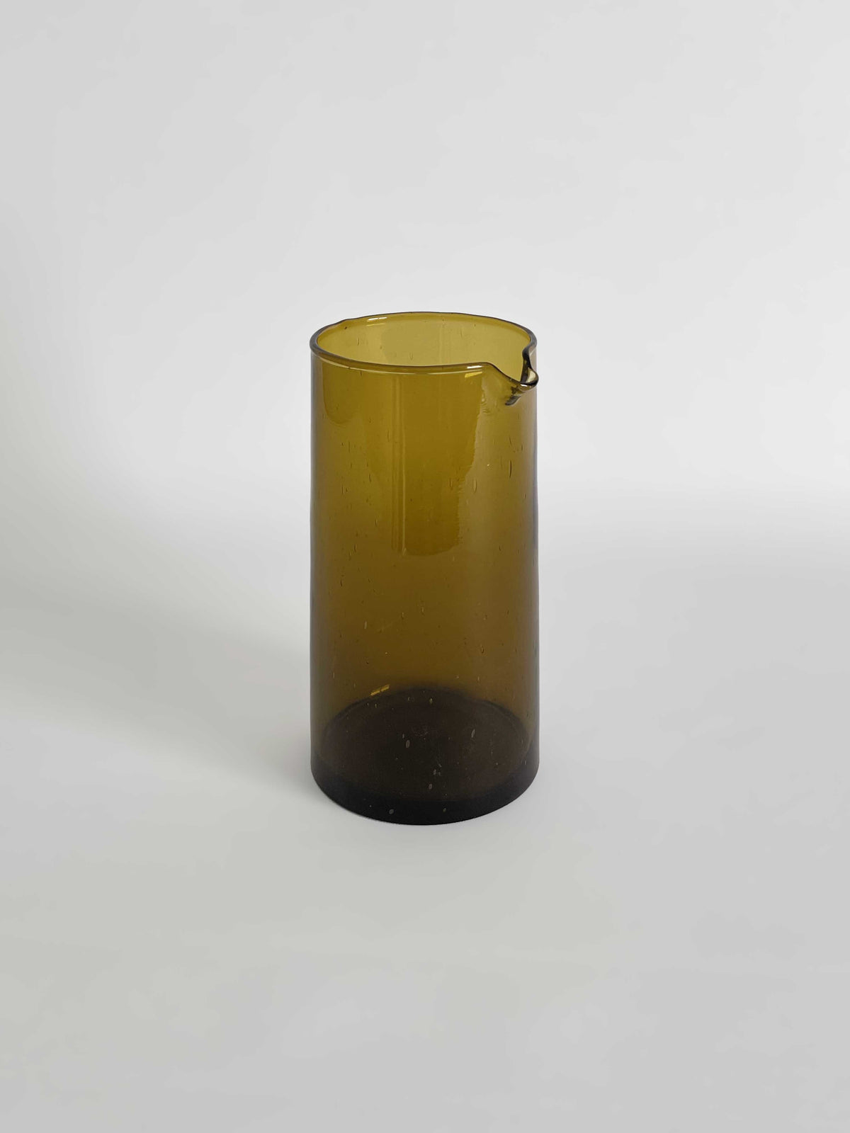 Handmade Recycled Glass Straight Carafe | 1 litre