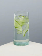 Handmade Recycled Glass Straight Carafe | 1 litre