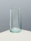 Handmade Recycled Glass Straight Carafe | 1 litre