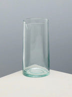 Handmade Recycled Glass Straight Carafe | 1 litre