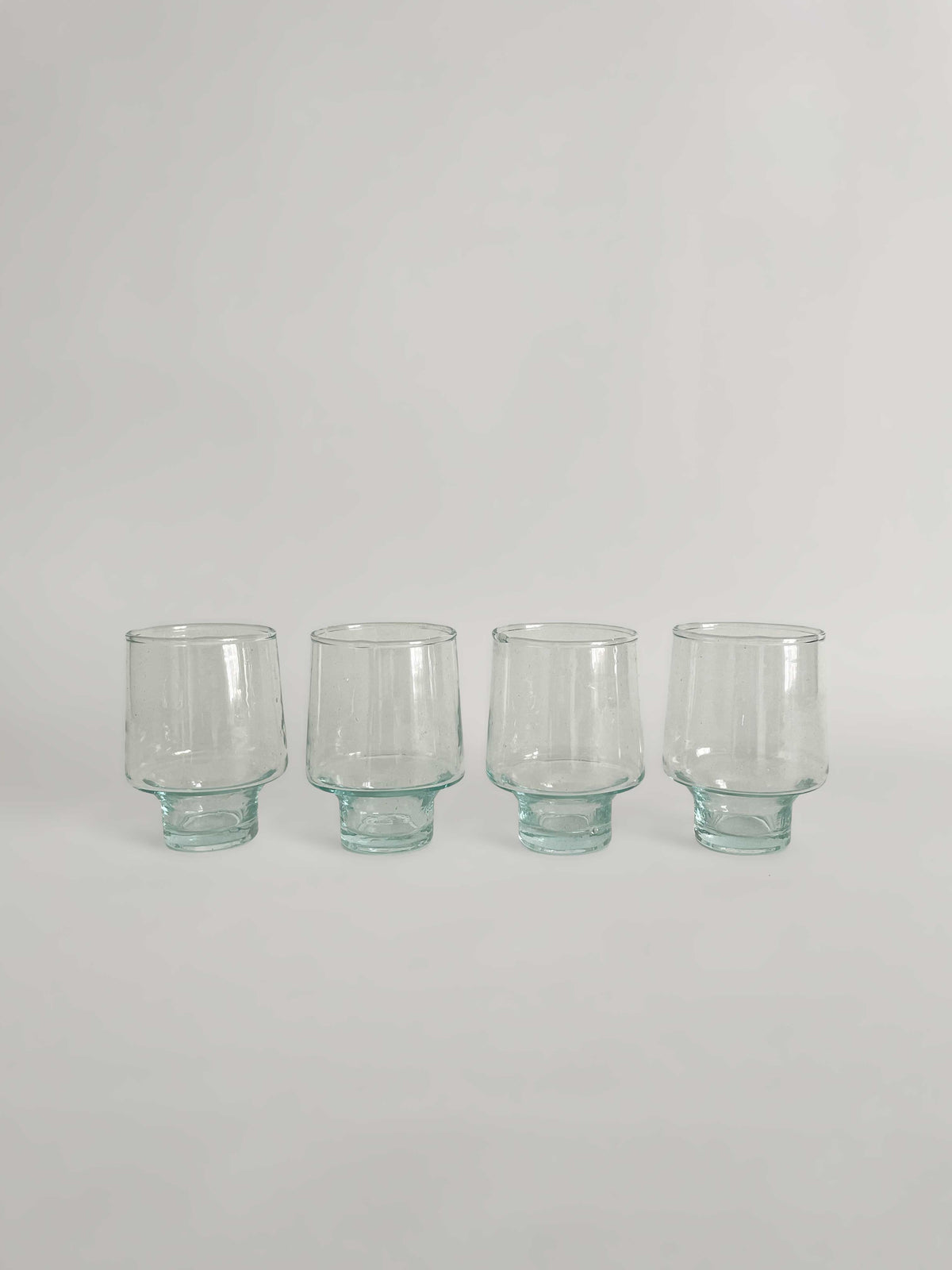Handmade Recycled Wine Glasses, Set of 4 | 245ml