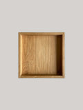 Handmade square oak tray -top.
