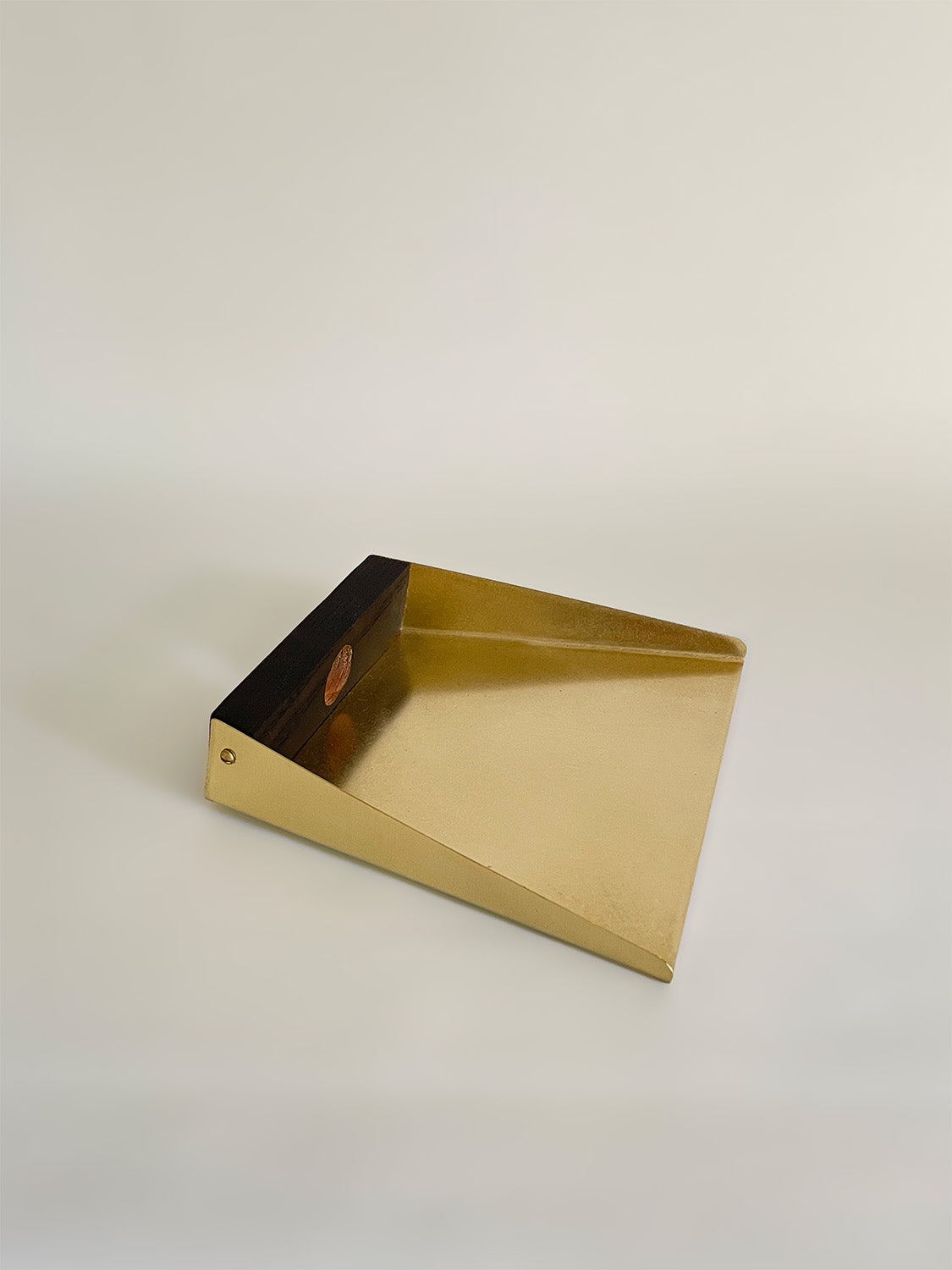 Handmade Wood & Metal Dustpan | 20cm