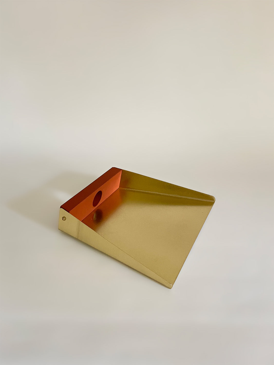 Handmade Wood & Metal Dustpan | 20cm