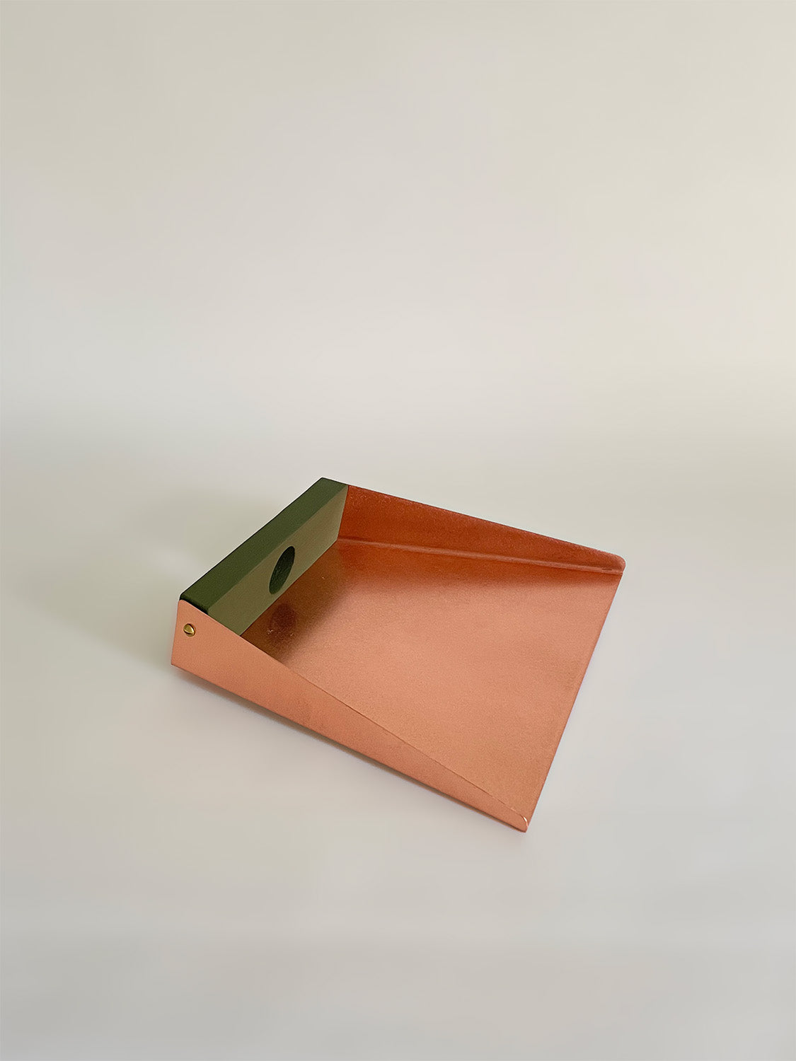 Handmade Wood & Metal Dustpan | 20cm
