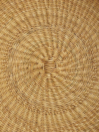 Handwoven Round Tray with Handles | 44cm