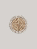 Handwoven sisal coaster.