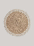 Handwoven sisal placemat.