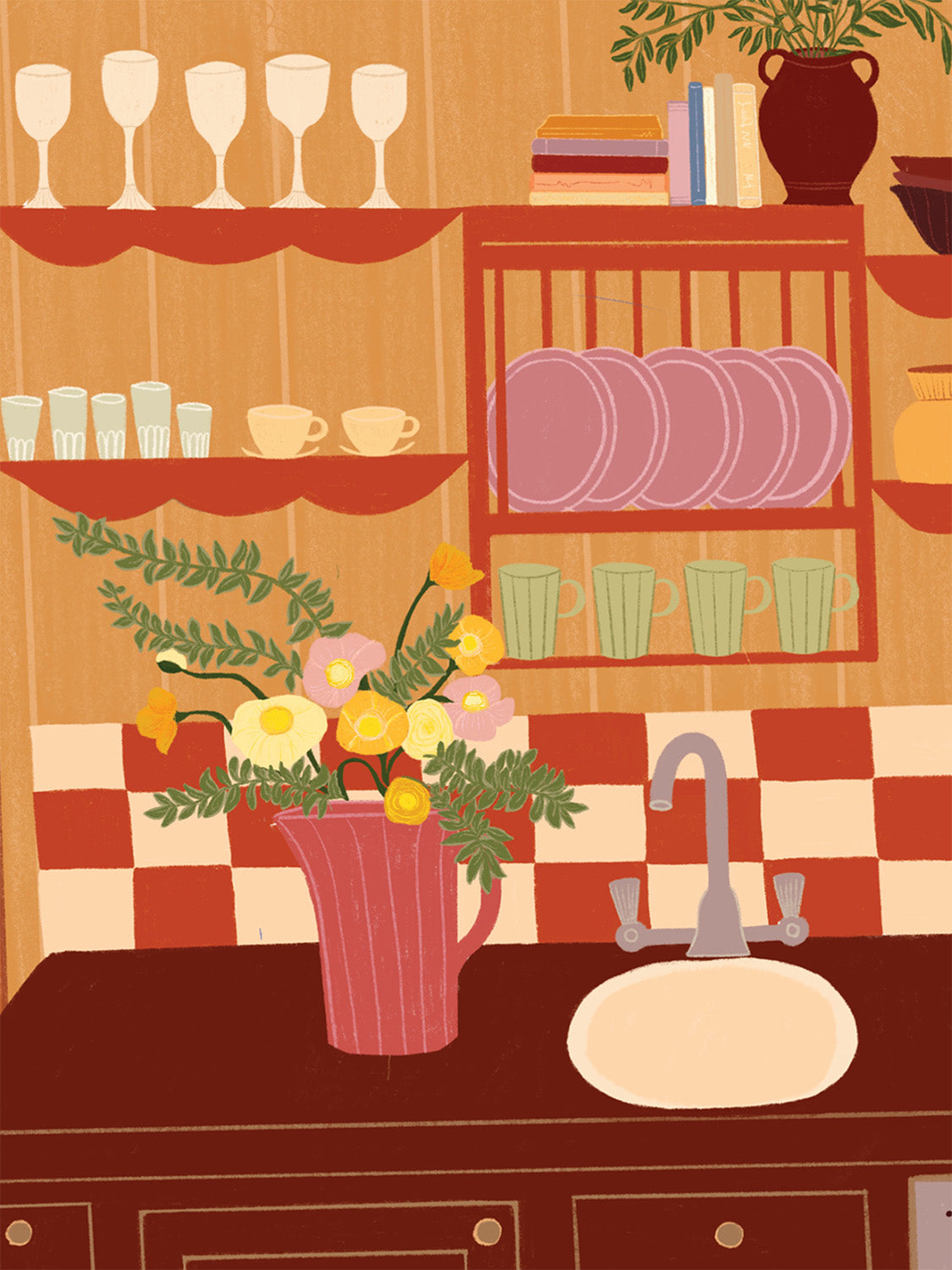 'Kip Cottage' Art Print | Various Sizes