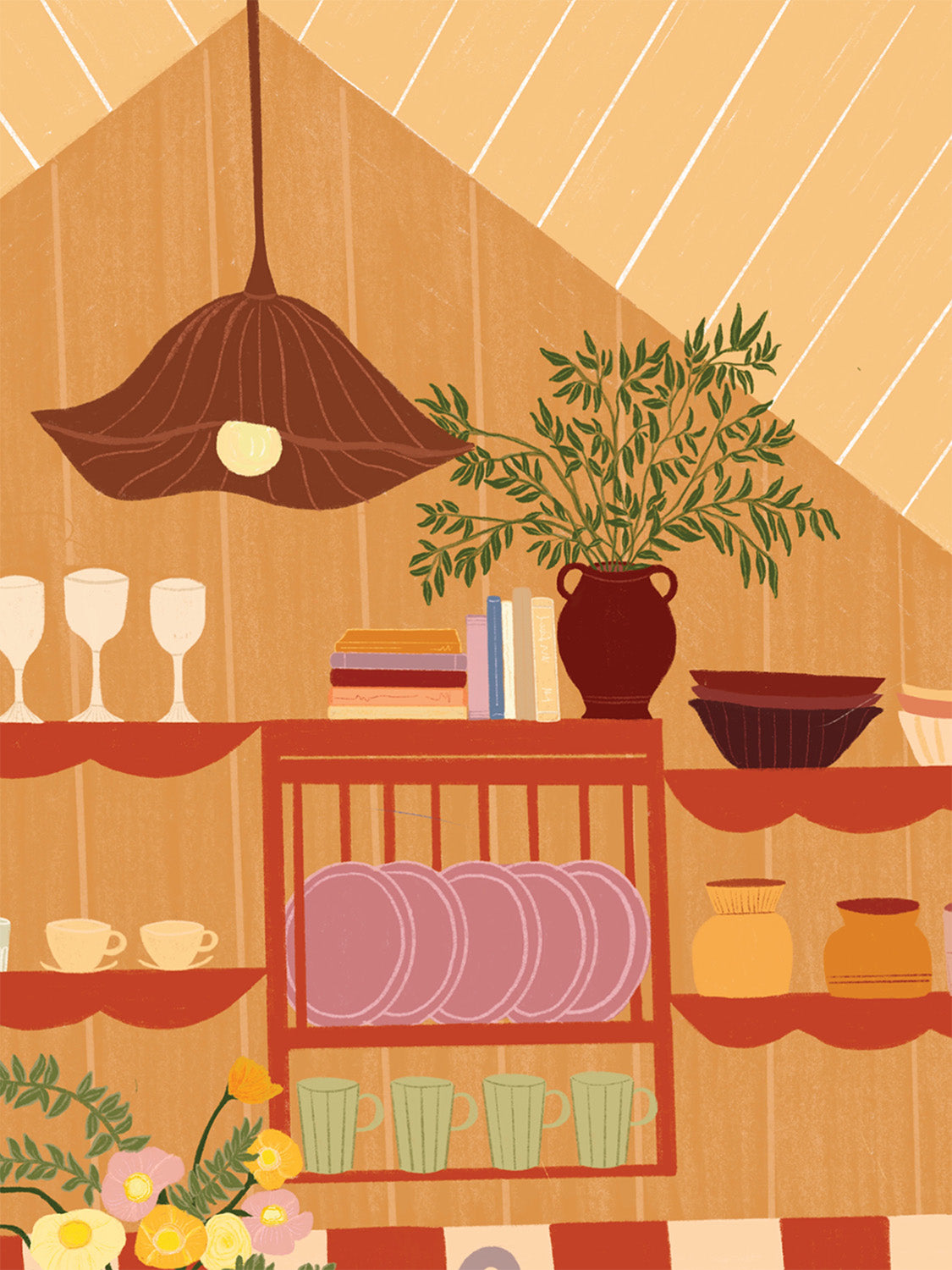 'Kip Cottage' Art Print | Various Sizes