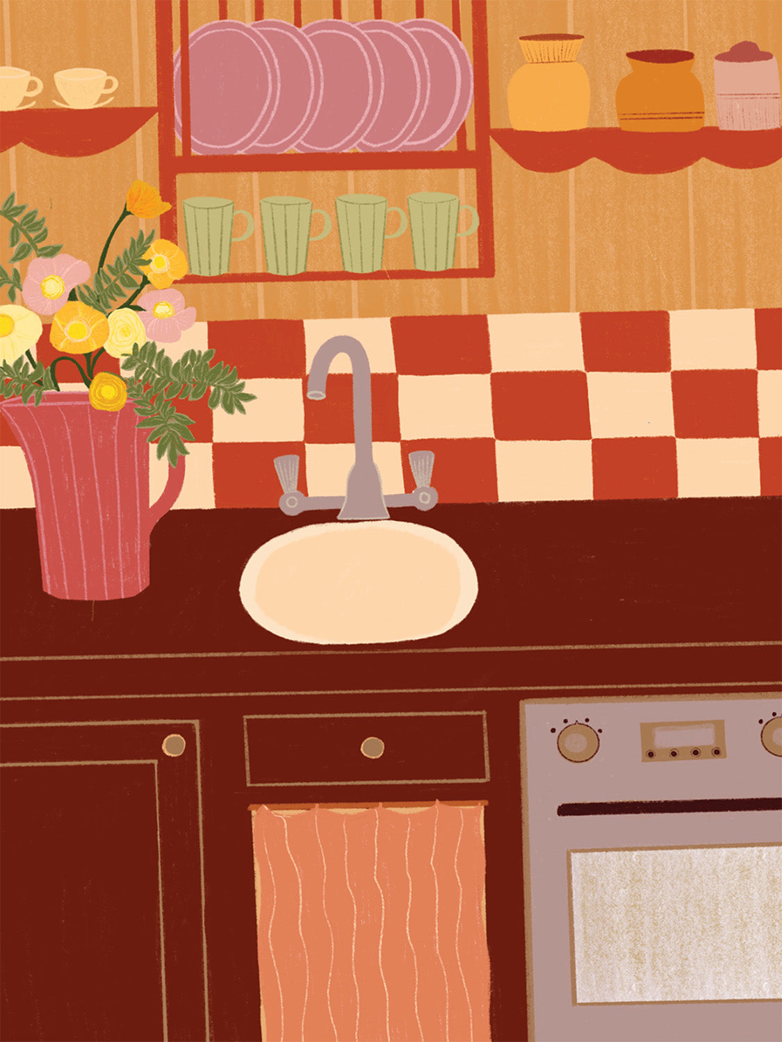 'Kip Cottage' Art Print | Various Sizes