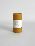 Organic Beeswax Hand-poured Pillar Candle | 14cm