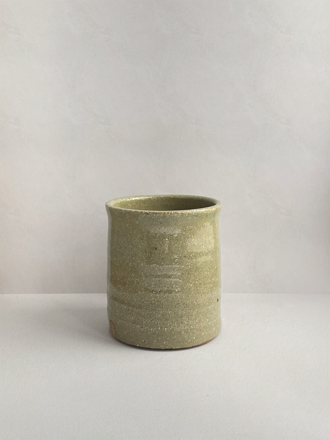 Sea Green ceramic mug - front.