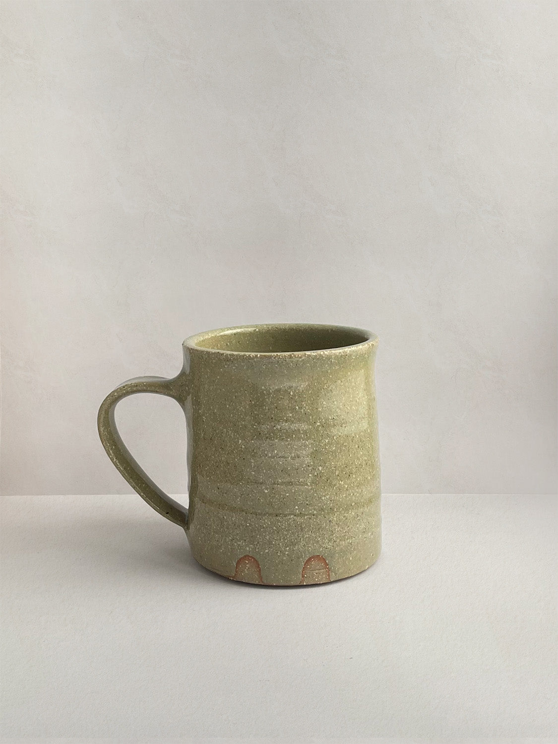 Sea Green ceramic mug - right.