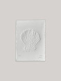 Shell hand-embossed artwork - front.