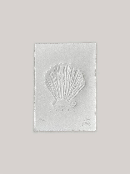 Shell Hand Embossed Artwork