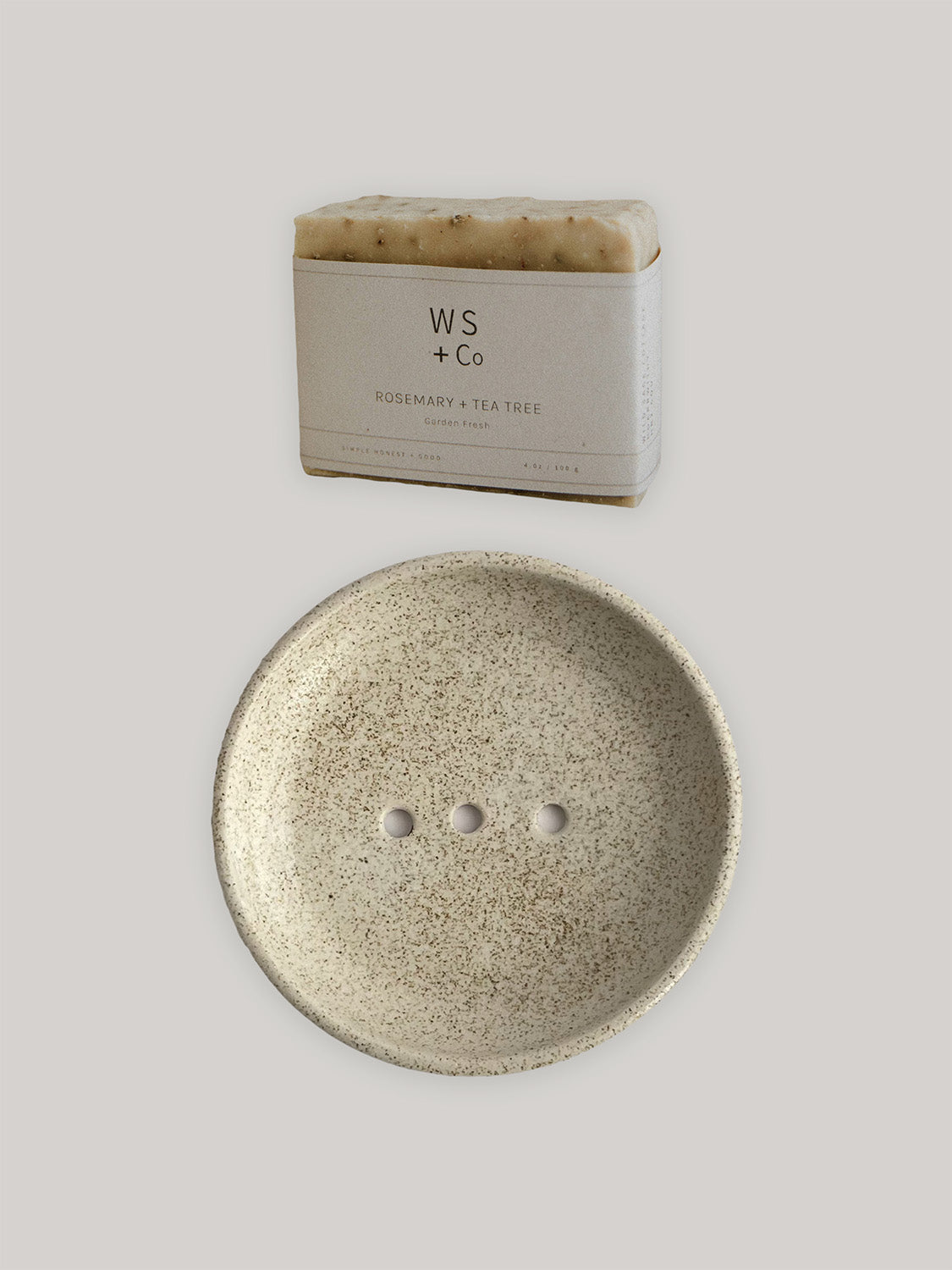 Handmade Soap & Dish Gift Set