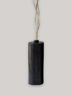 Wooden Bud Vase in Ebonised Oak | 13.5cm