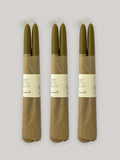 Organic Beeswax Hand-dipped Taper Candle Set | 3 Pairs