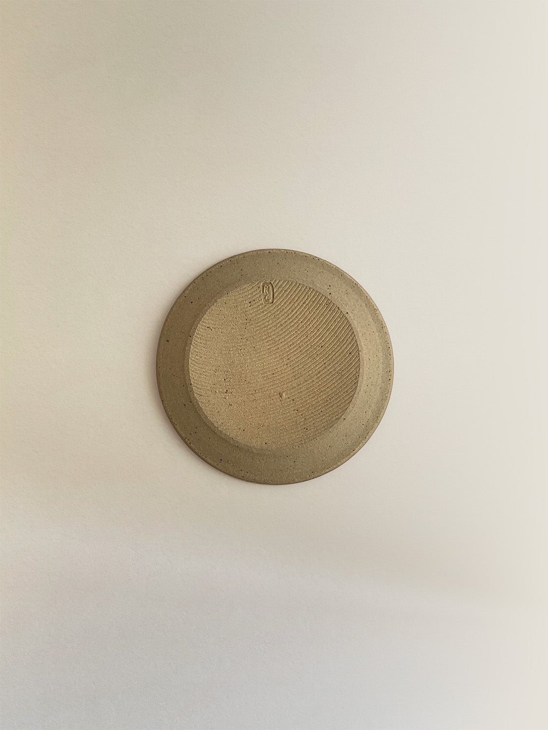 White Speckle Handmade Ceramic Garlic Grater | 10cm